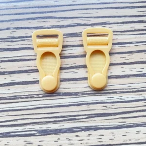 Jarretel houders geel 12 mm per 4 st